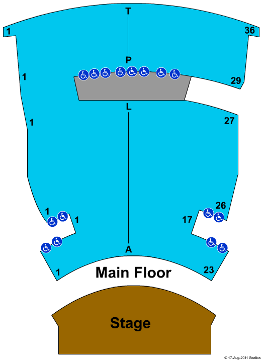 Lincoln Performance Hall Full House Seating Chart